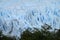 Blue ice patagonian glacier