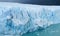 Blue ice patagonian glacier