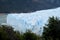 Blue ice patagonian glacier