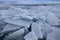 Blue Ice Shards Lake Michigan