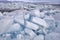 Blue Ice Shards Lake Michigan