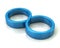 Blue infinity symbol icon 3d illustration