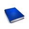 Blue isolated book