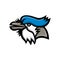 Blue Jay Head Mascot