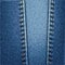 Blue Jeans Denim Fabric Texture With Stitch