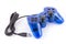 The blue joystick for controller play video game