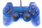 The blue joystick for controller play video game