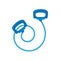 Blue jump rope le sport