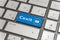 Blue key Enter Cyprus Cexit with EU keyboard button on modern board