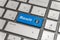 Blue key Enter Romania Roxit with EU keyboard button on modern board