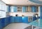 Blue kitchen