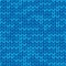 Blue knit seamless texture. Vector seamless pattern for backgrounds, wallpaper.