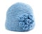 Blue knitted hat