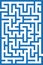 Blue labyrinth