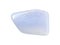 blue lace agate (Chalcedony) gem stone isolated