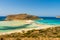 Blue lagoon in Ballos, Crete, Greece