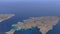 Blue Lagoon, Comino island,Malta, aerial view