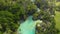 The Blue Lagoon from drone, Port Vila, Efate, Vanuatu