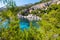 Blue lagoon, island paradise in Adriatic Sea