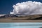 Blue lagoon Laguna Azul, volcano Pissis, Catamarca, Argentina