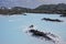 Blue Lagoon and power station at Grindavik, Iceland