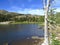 Blue Lake in Mountains of Idaho