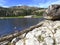 Blue Lake in Mountains of Idaho