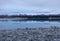 Blue lake Pukaki at sunrise in New Zealand