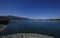 Blue Lake and Sky at a Dam