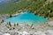 Blue lake, Valle d`Aosta, Italy