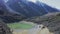 Blue lakes and mountains, Tasman Valley Walk and Tasman Glacier View, New Zealand