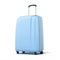 Blue large suitcase