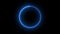 Blue Laser motion on circle