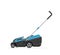 Blue Lawn Mower