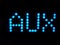Blue LED inscription digital input isolated AUX