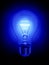 Blue Light Bulb