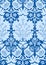 Blue light floral seamless pattern vintage background