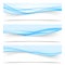 Blue light futuristic smooth mild swoosh line header footer coll