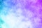 Blue and Lilac Sparkling Defocused Lights of Hearts Background