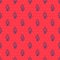 Blue line Businessman icon isolated seamless pattern on red background. Business avatar symbol user profile icon. Male