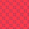 Blue line Deck of playing cards icon isolated seamless pattern on red background. Casino gambling. Vector