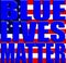 Blue Lives Matter with Flag