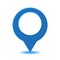 Blue location pin icon