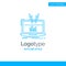 Blue Logo design for Analysis, analytical, management, online, p