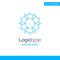 Blue Logo design for help, lifebuoy, lifesaver, save, support. B