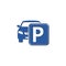 Blue Logo parking, Parking Icon, Parking Road Sign