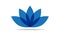 Blue Lotus Icon logo.