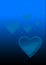 Blue love background