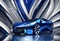 Blue Luxury Elegant Super Car Automobile Urban