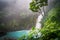 The blue lwaterfall - Rio Celeste Views around Costa Rica